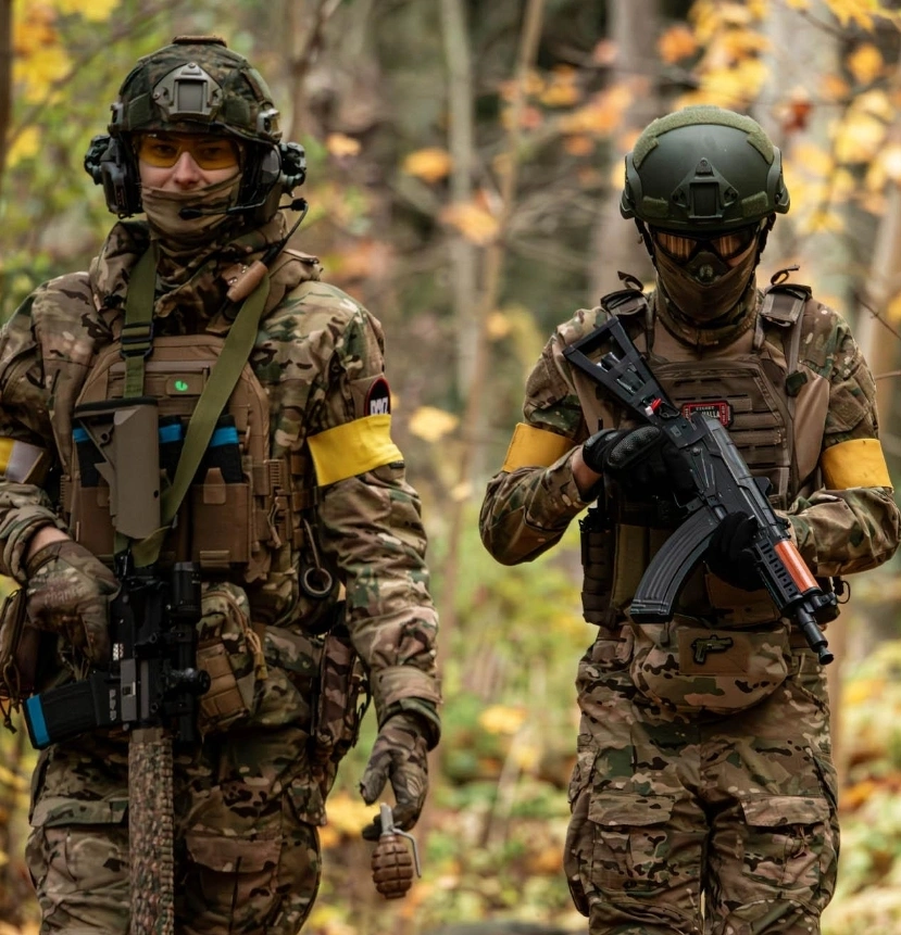 Patrulltreening metsateel Airsoft Linnakus